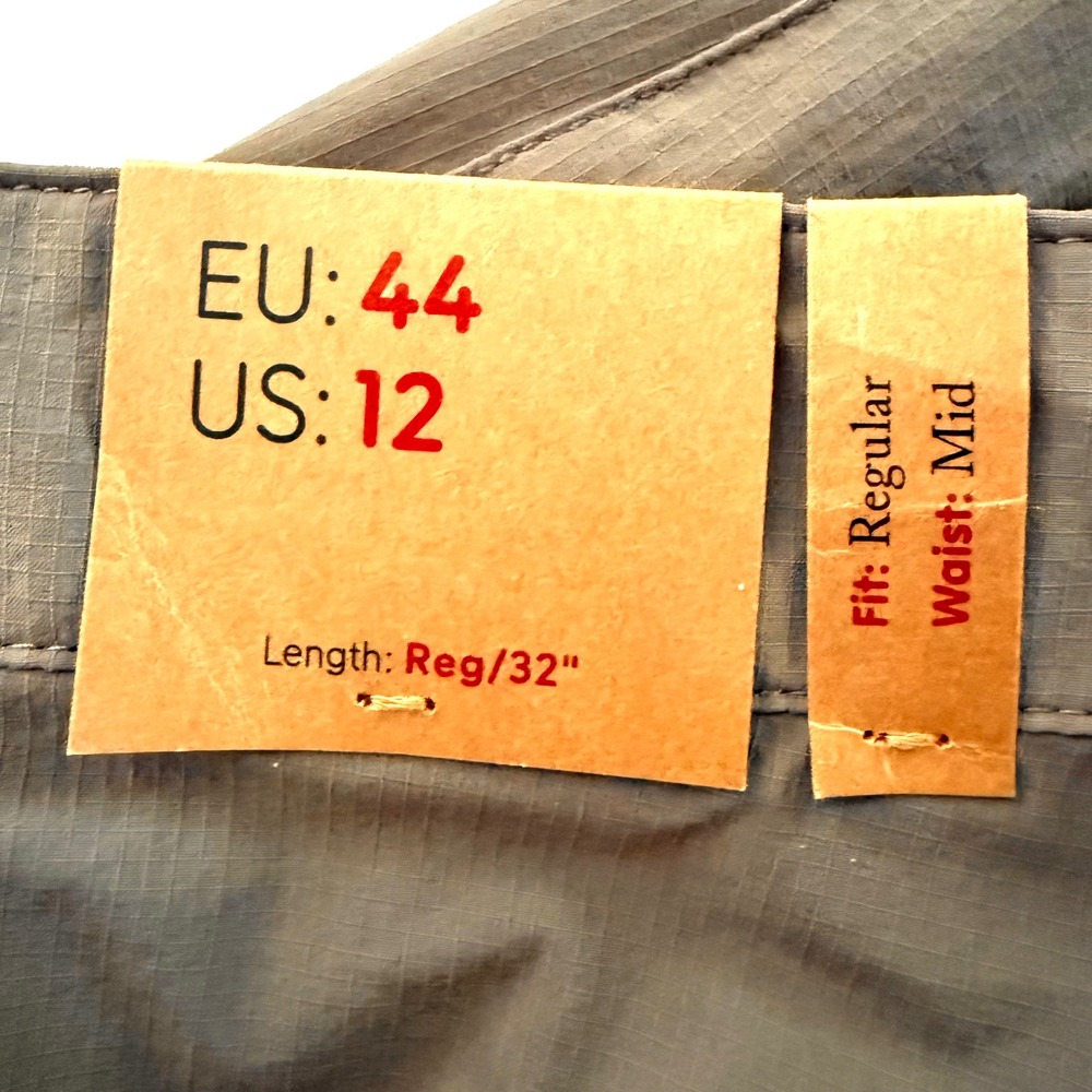 Fjallraven High Coast Trail Trousers W Tan Khaki Hiking Pants 87091 Womens 12/32 - Picture 7 of 16